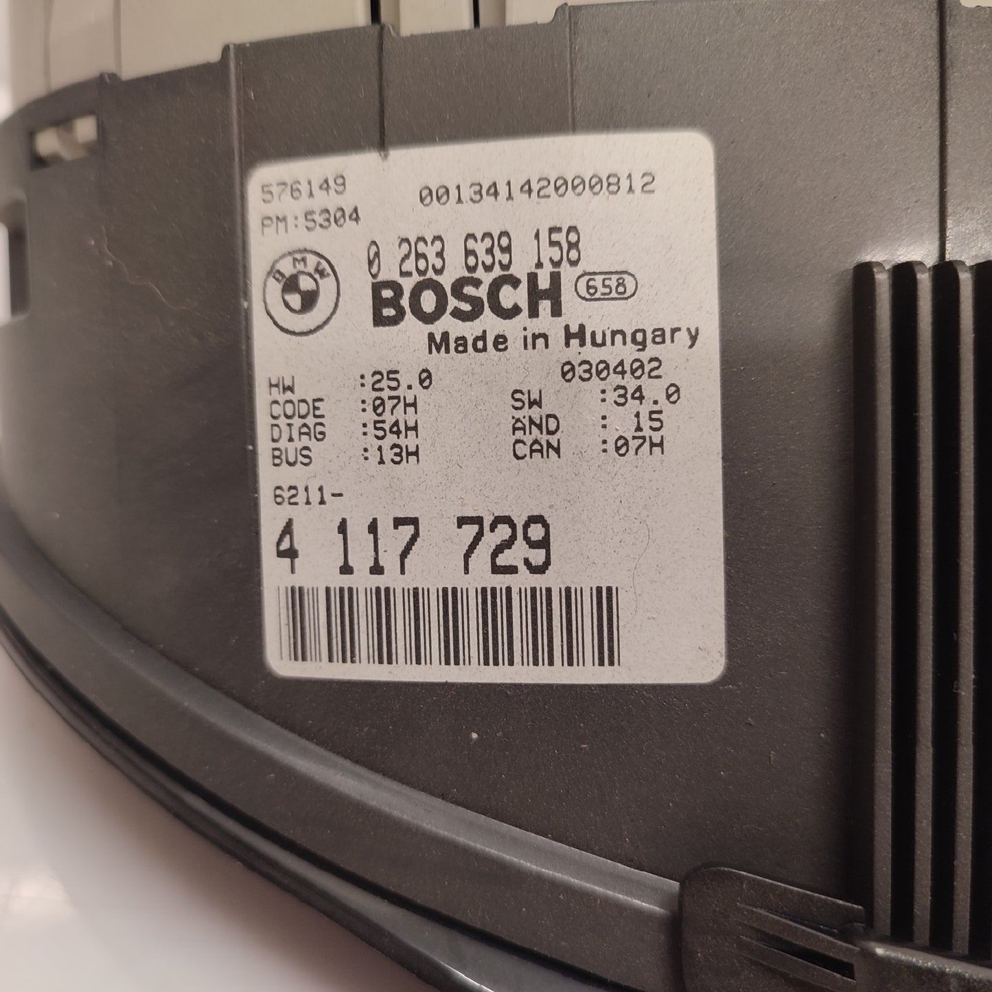 Compteur BMW E46 316i / 318i – Réf. 4117729 – 185540 km – Garantie 3 mois – BMMOTORSPORT80