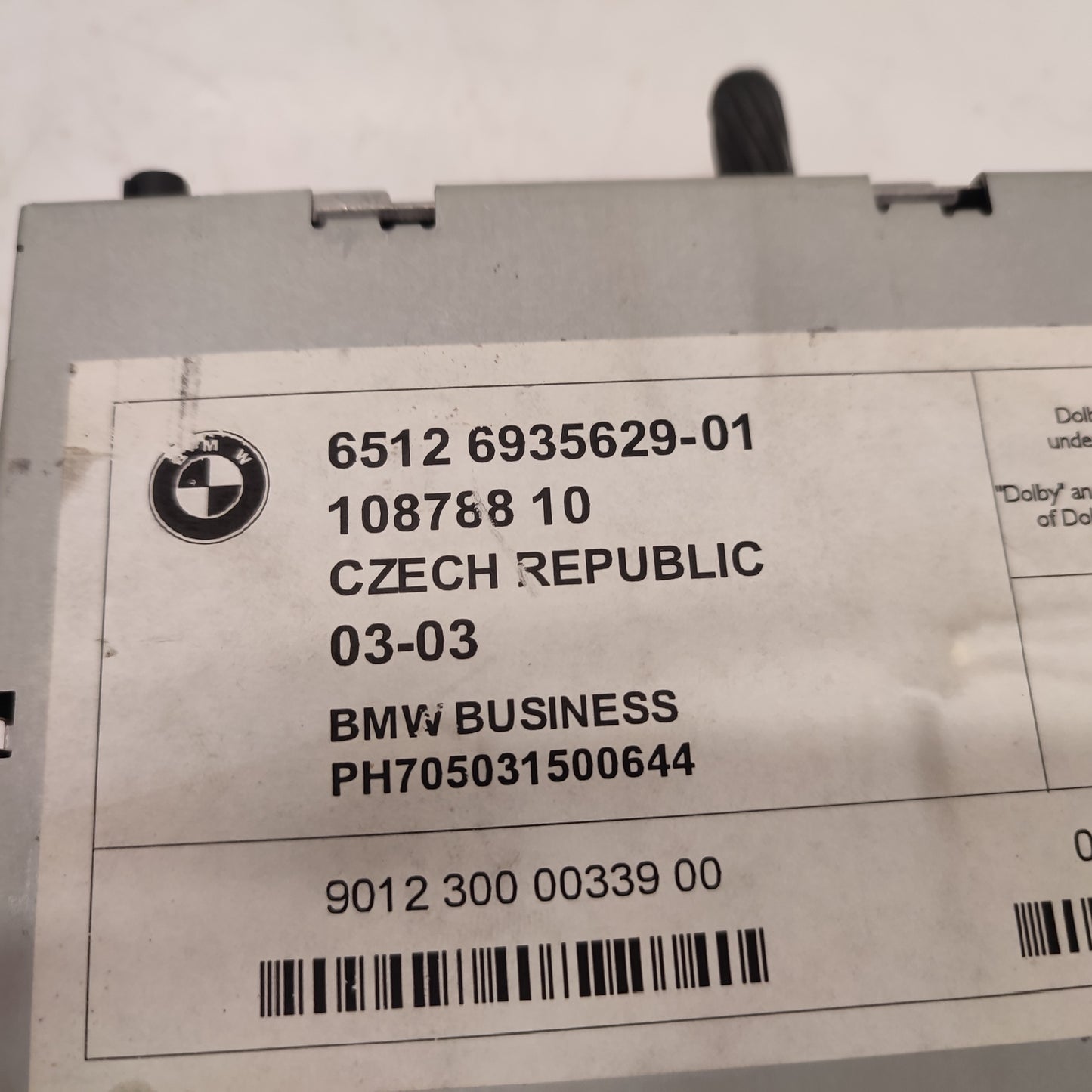 Autoradio cassette BMW E46 – Réf. 6935629 – Pièce d’origine – Garantie 3 mois – BMMOTORSPORT80