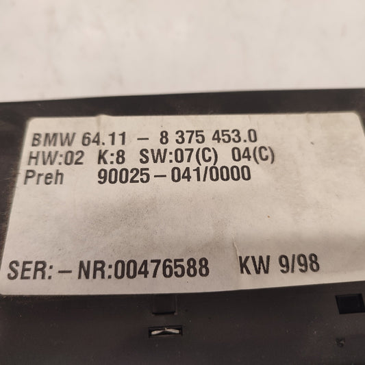 commande de chauffage climatisation automatique 8375453 bmw e39-BMMOTORSPORT80