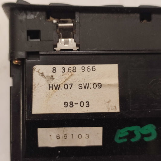 Commande lève-vitre avant gauche BMW E39 – Réf. 8368966 – Occasion garantie 3 mois - BMMOTORSPORT80