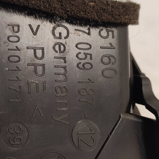 Aérateur gauche tableau de bord BMW E81 E82 E87 E88 (Réf. 7059187) – Pièce d’occasion garantie 3 mois - BMMOTORSPORT80