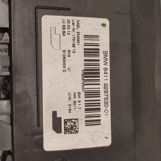 BMW Série 1 F20 F21 – Module de Contrôle Climatisation Réf. 9287530 – Occasion Garantie 3 Mois