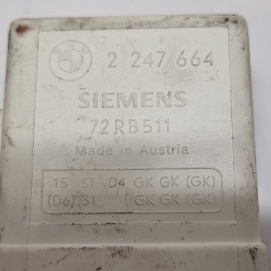 relais de prechauffage 2247664 bmw e46 320d 136cv e39 520d 136cv-BMMOTORSPORT80