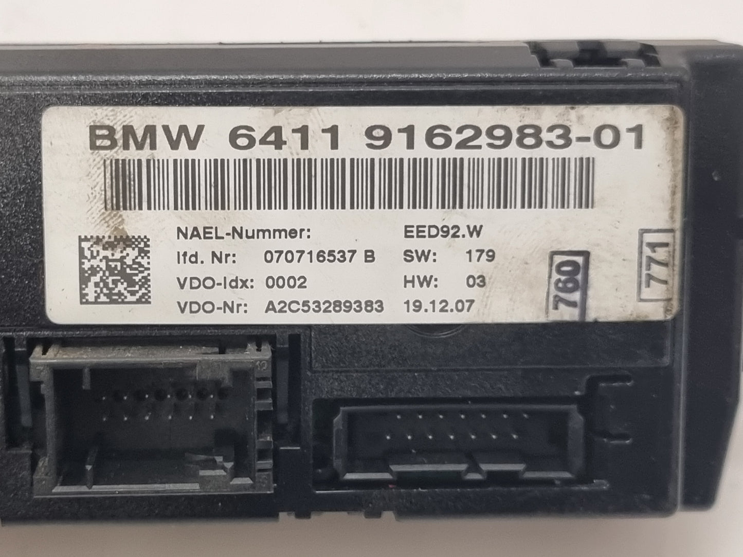 commande de chauffage climatisation 9162983 bmw e81 e87 e90 e91-BMMOTORSPORT80