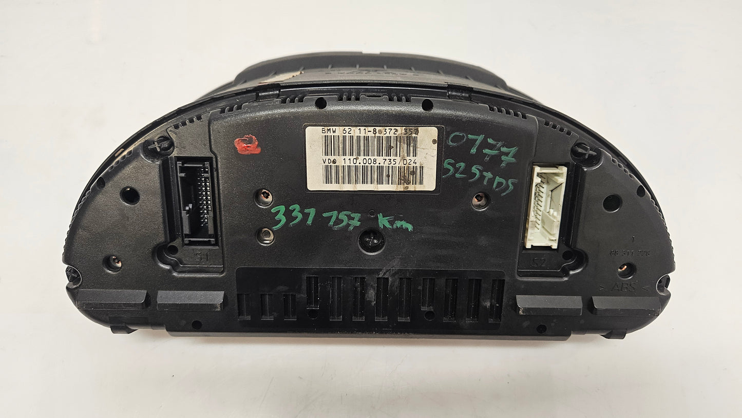compteur 8372357 bmw e38 e39 e53 totalisant 331157 kms 2 prises-BMMOTORSPORT80