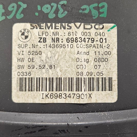 Compteur 6983479 bmw e81 e87 e90 e91 essence-BMMOTORSPORT80