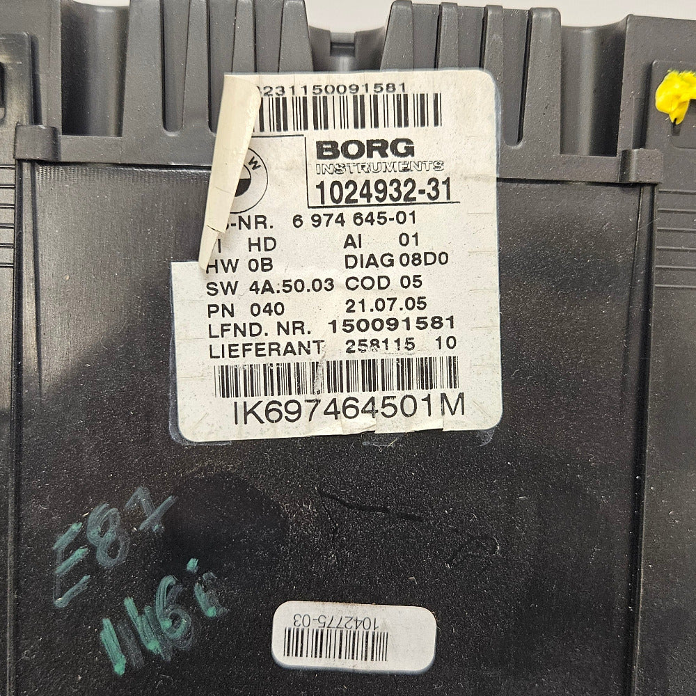 compteur 6974645 bmw e87 e81 e90 e91 essence-BMMOTORSPORT80