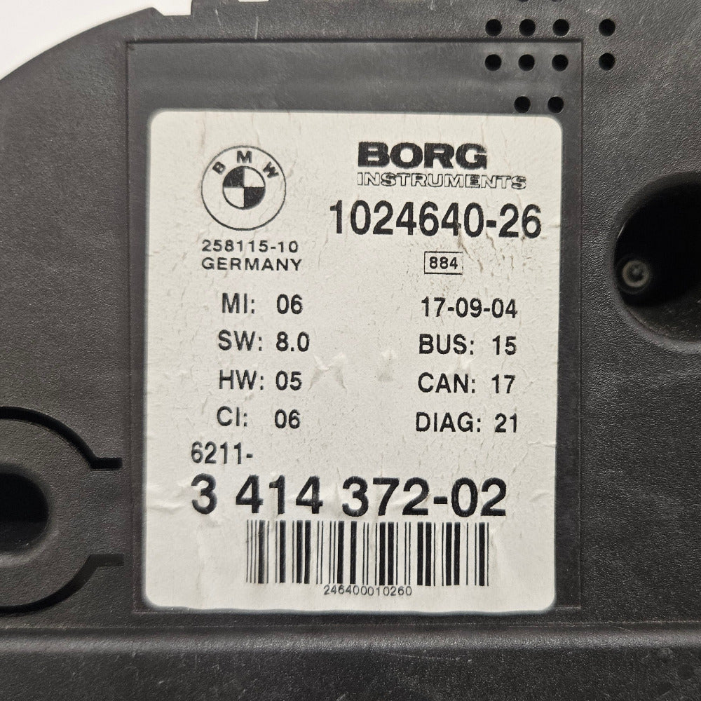 compteur 3414373 bmw x3 e83 diesel automatique totalisant 276591 kms-BMMOTORSPORT80