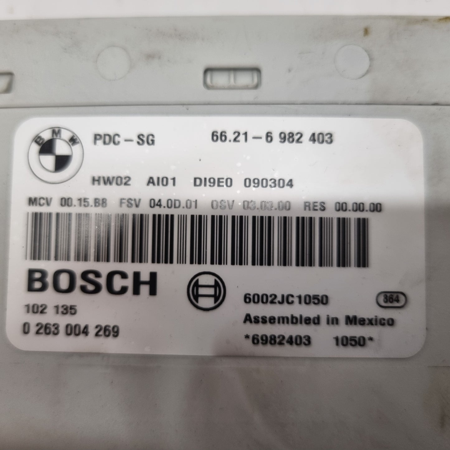 Boîtier PDC BMW 6982403 – Aide au Stationnement – Compatible E81 à E93 – Pièce d’origine avec Garantie 3 Mois-BMMOTORSPORT80