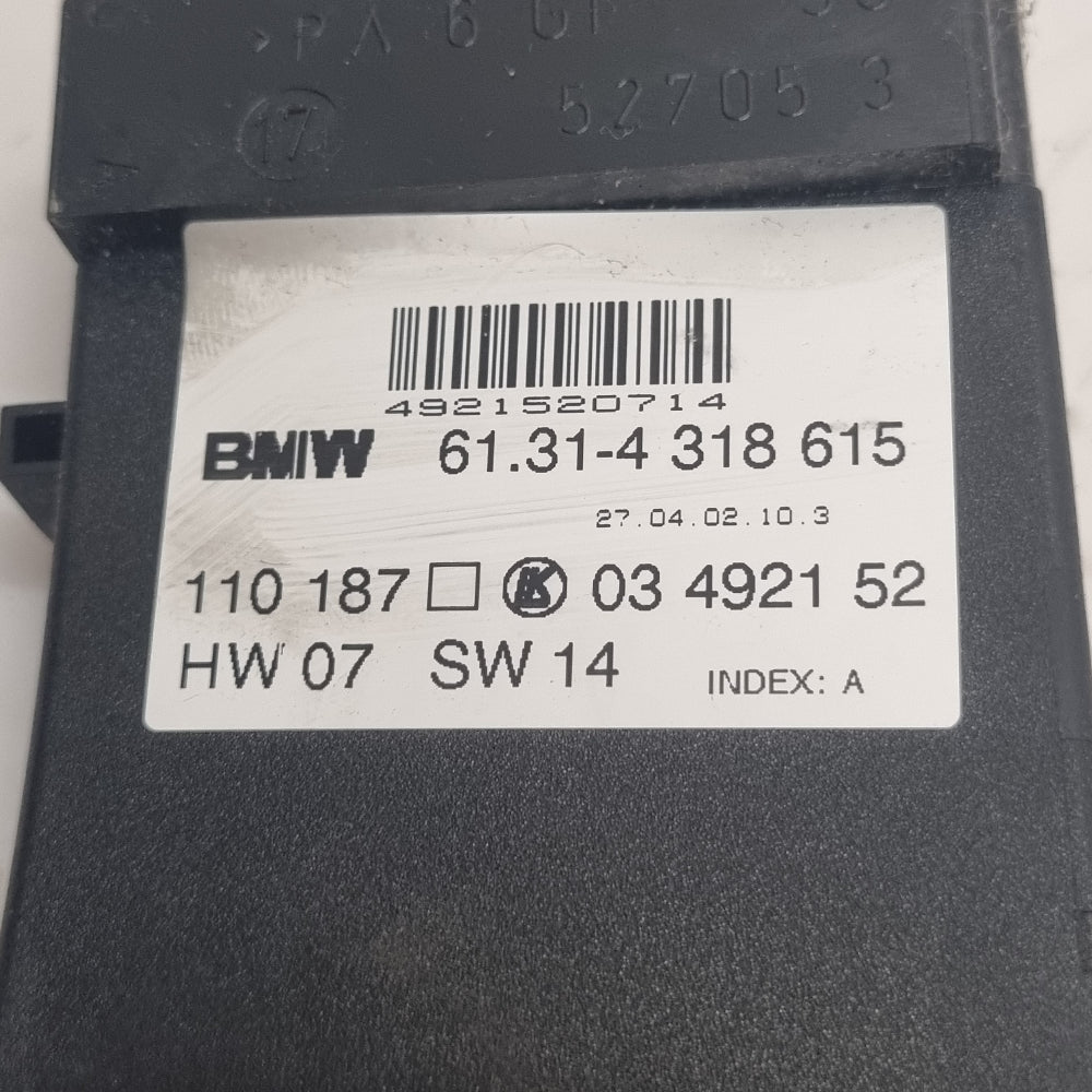 Commande réglage siège électrique gauche BMW E53 réf. 4318615 – Occasion garantie 3 mois