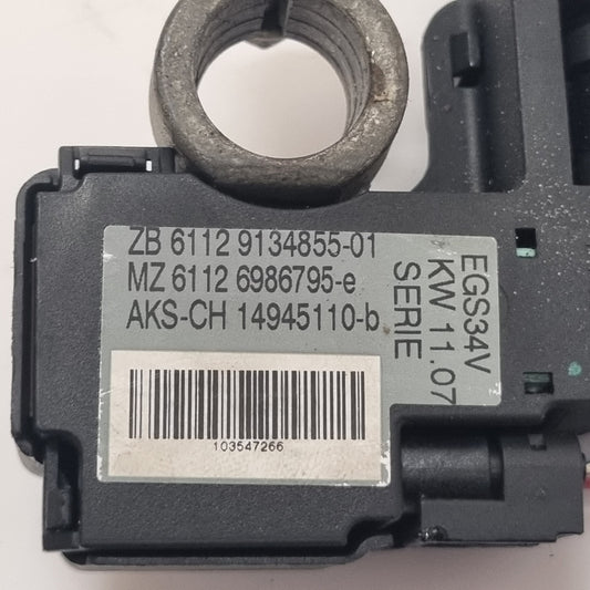 Câble IBS Borne Batterie Négative BMW – Réf. 9134855 – E81 / E87 – Occasion Garantie 3 Mois