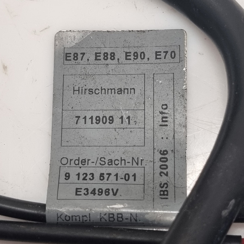 Câble IBS Borne Batterie Négative BMW – Réf. 9134855 – E81 / E87 – Occasion Garantie 3 Mois