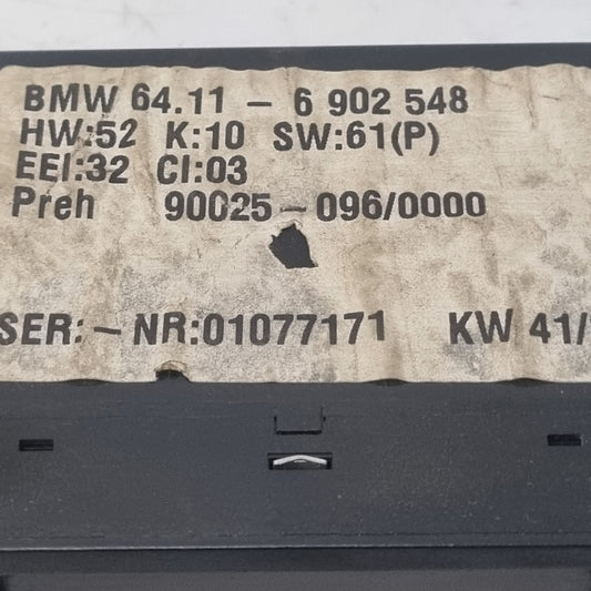 Commande Chauffage / Climatisation Automatique BMW E39 – Réf. 6902548 – Occasion Garantie 3 Mois