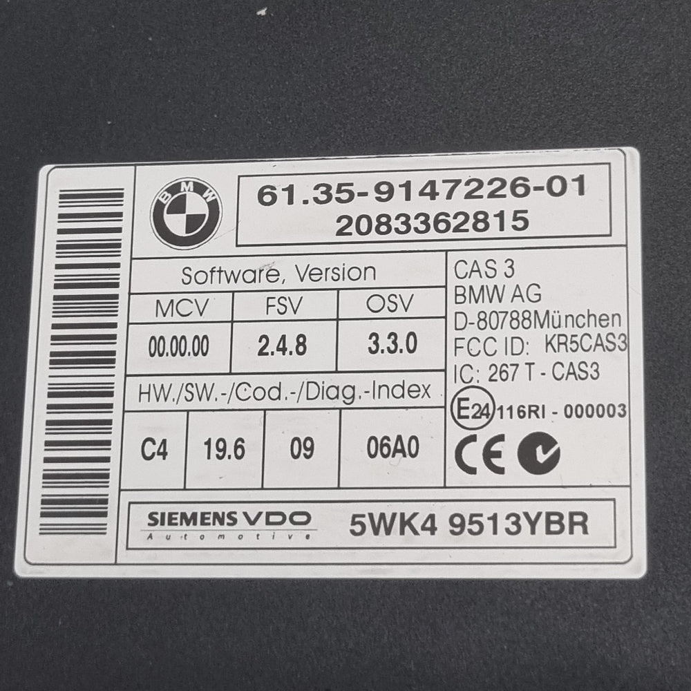 Kit Demarrage BMW N47S – E8x 123d – Ref. 7812502 – Boîte Manuelle – Occasion Garantie 3 Mois