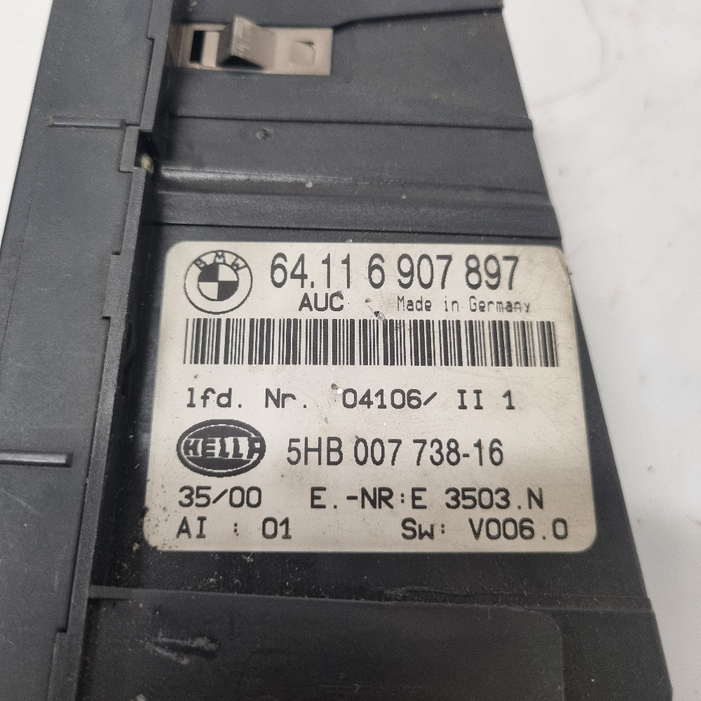 Commande Chauffage / Climatisation BMW E46 – Ref. 6907897 – Occasion Garantie 3 Mois