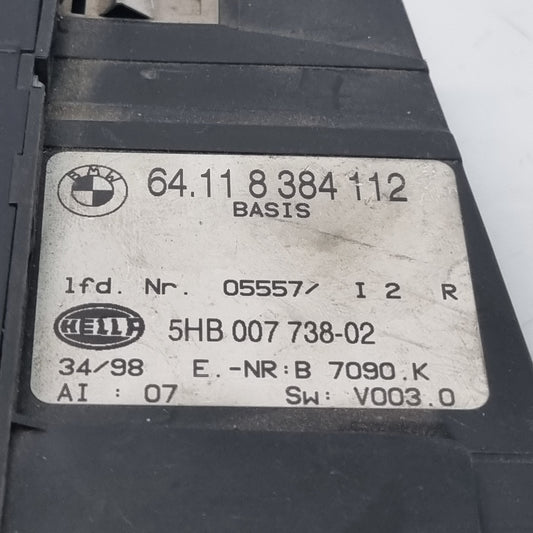 Commande Chauffage / Climatisation BMW E46 – Ref. 8384112 – Occasion Garantie 3 Mois