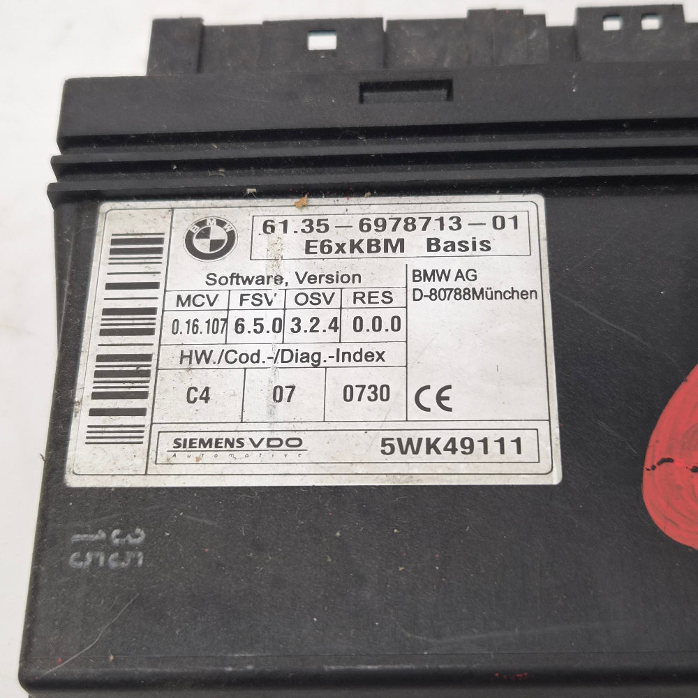 Module KBM / Boîtier Confort BMW E60 E61 – Ref. 6978713 – Occasion Garantie 3 Mois