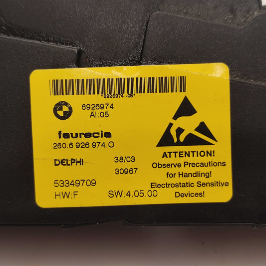 Commande Réglage Siège Électrique Droit BMW E60 E61 – Réf. 6926974 – Occasion Garantie 3 Mois
