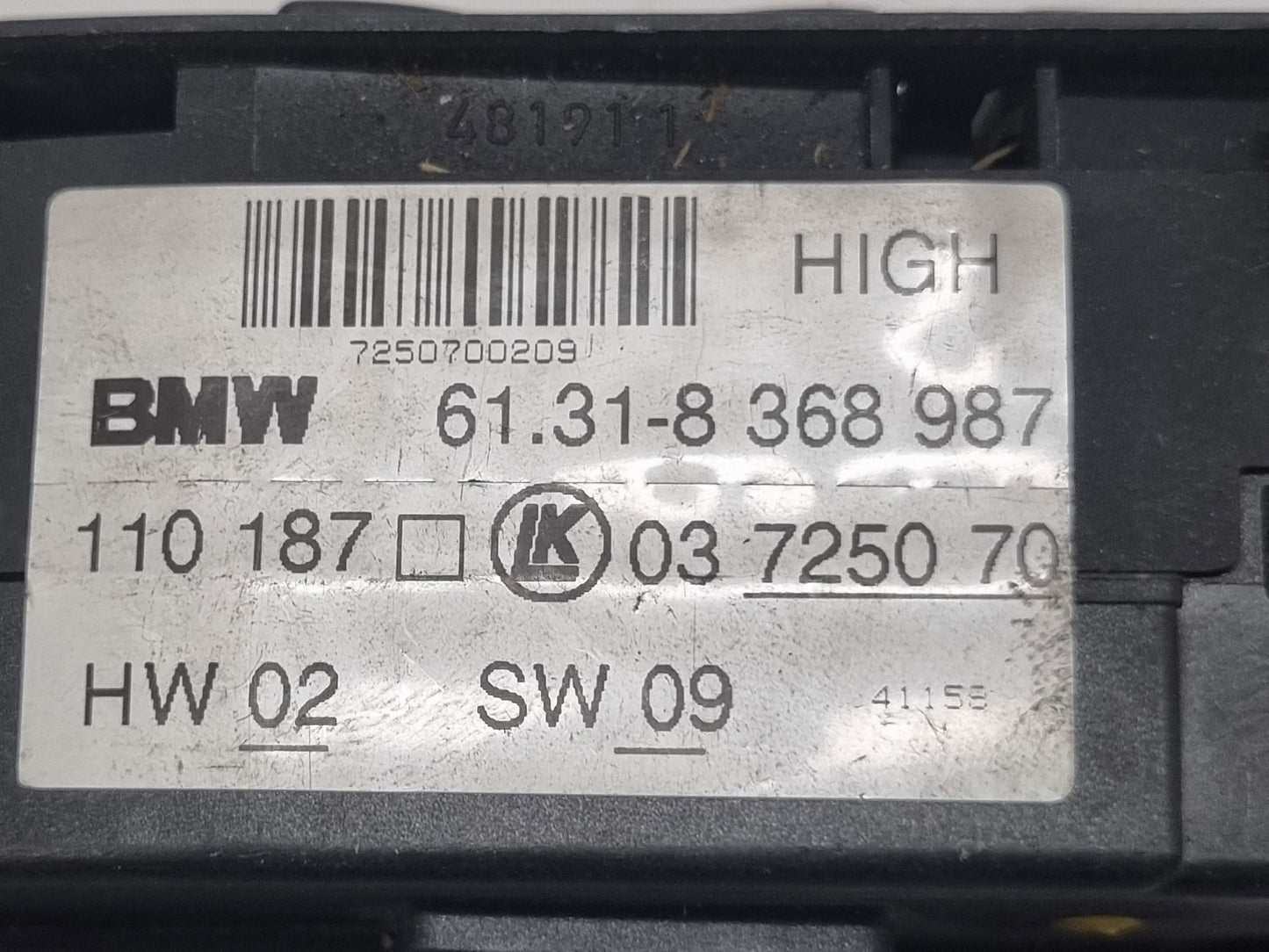 commande de leve vitre avant gauche 8368987 bmw e39-BMMOTORSPORT80