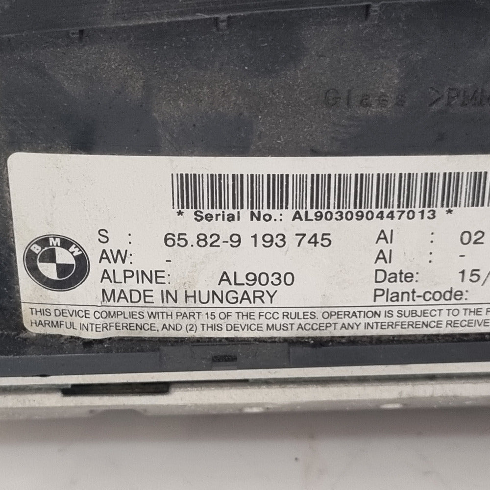 Écran GPS BMW 9193745 – Compatible E60, E61, E90, E91, E92, E93 – Pièce d’origine avec Garantie 3 Mois-BMMOTORSPORT80
