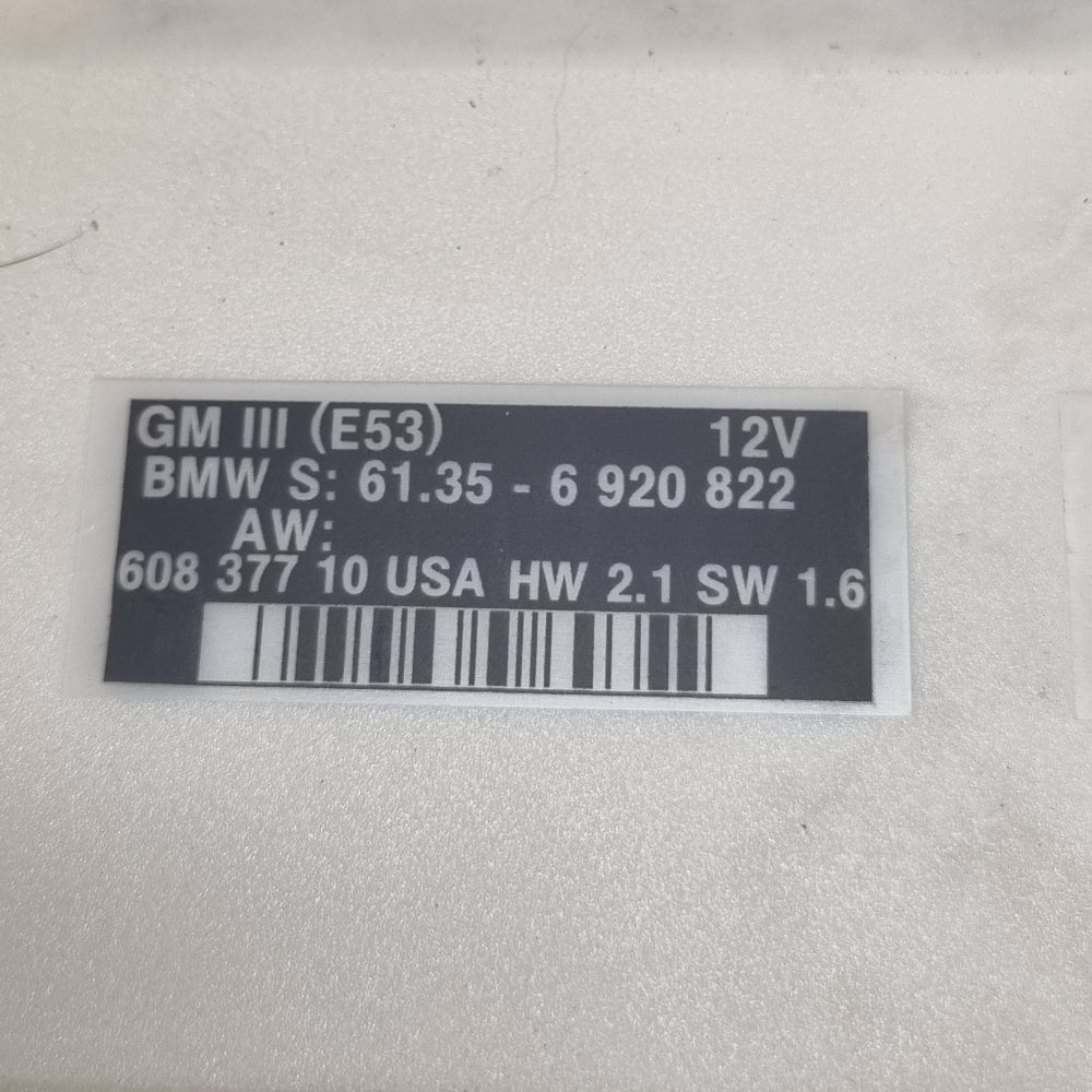 Boîtier GM3 / ZKE BMW X5 E53 réf. 6920822 – Module central GM-III – Occasion garantie 3 mois