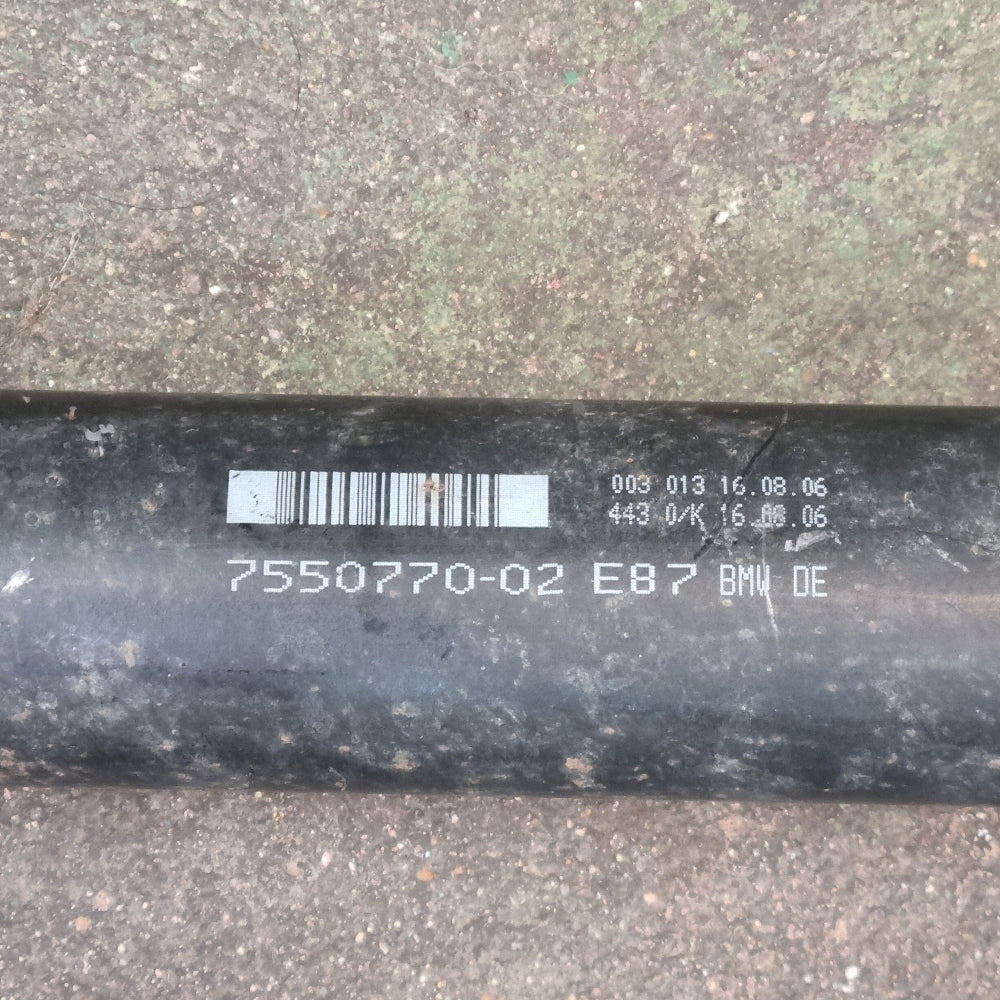 Arbre de transmission 4 trous  7550770 – BMW E87 / 118d – Occasion + Garantie 3 mois