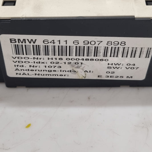 Commande Chauffage / Clim Manuelle BMW E46 – Réf 6907898 – Occasion + Garantie 3 Mois