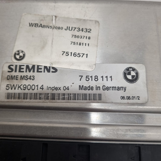 Kit démarrage BMW 3.0i Auto – 530i / 330i – E39 / E46 – Réf. 7518111 – Occasion – Garantie 3 mois