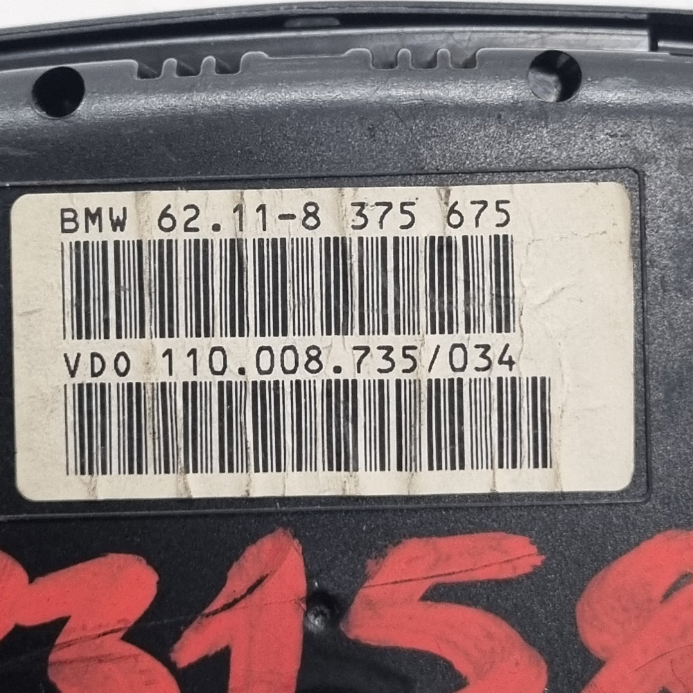 Compteur BMW E39 Diesel – Réf. 8375675 – 231 584 km – 2 Prises – Occasion – Garantie 3 Mois