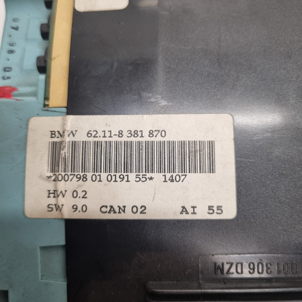 Compteur BMW E36 Diesel – Réf. 8381870 – 274 923 km – Occasion – Garantie 3 Mois