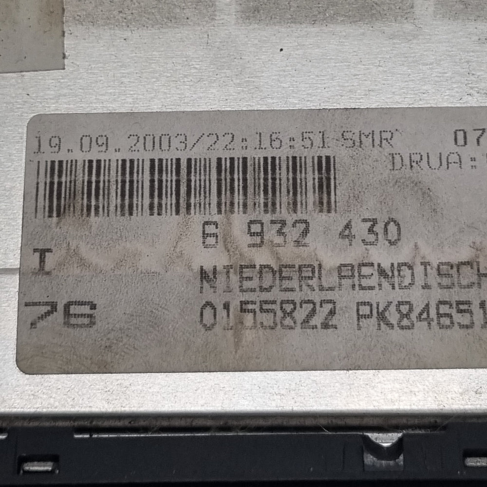 Autoradio CD BMW E46 – Réf. 6932430 – Poste Radio d’Origine – Occasion – Garantie 3 Mois