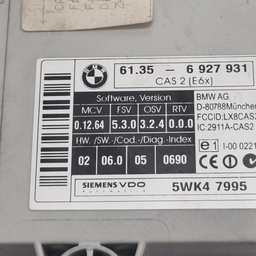 Kit Démarrage BMW E60 E61 530d Boîte Manuelle – Réf. 7793574 – Occasion Garantie 3 Mois