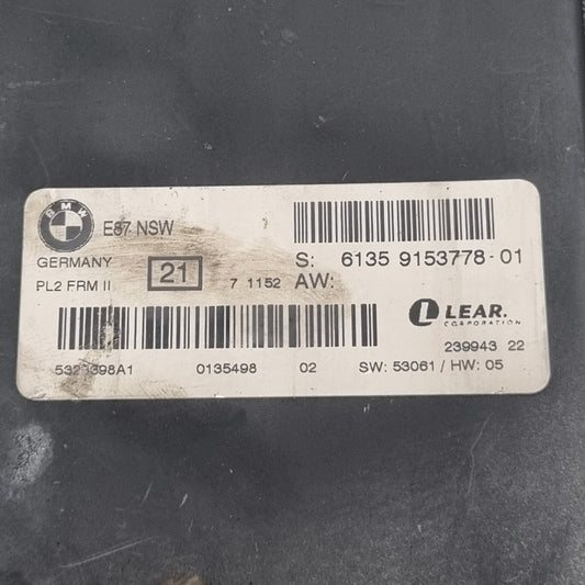 Boîtier FRM LEAR Éclairage BMW E8X / E9X – LCM – Réf. 9153778 – Occasion Garantie 3 Mois