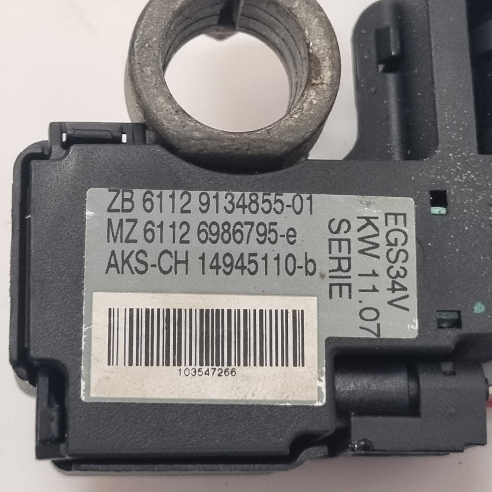 Câble IBS Borne Batterie Négative BMW – Réf. 9134855 – E81 / E87 – Occasion Garantie 3 Mois