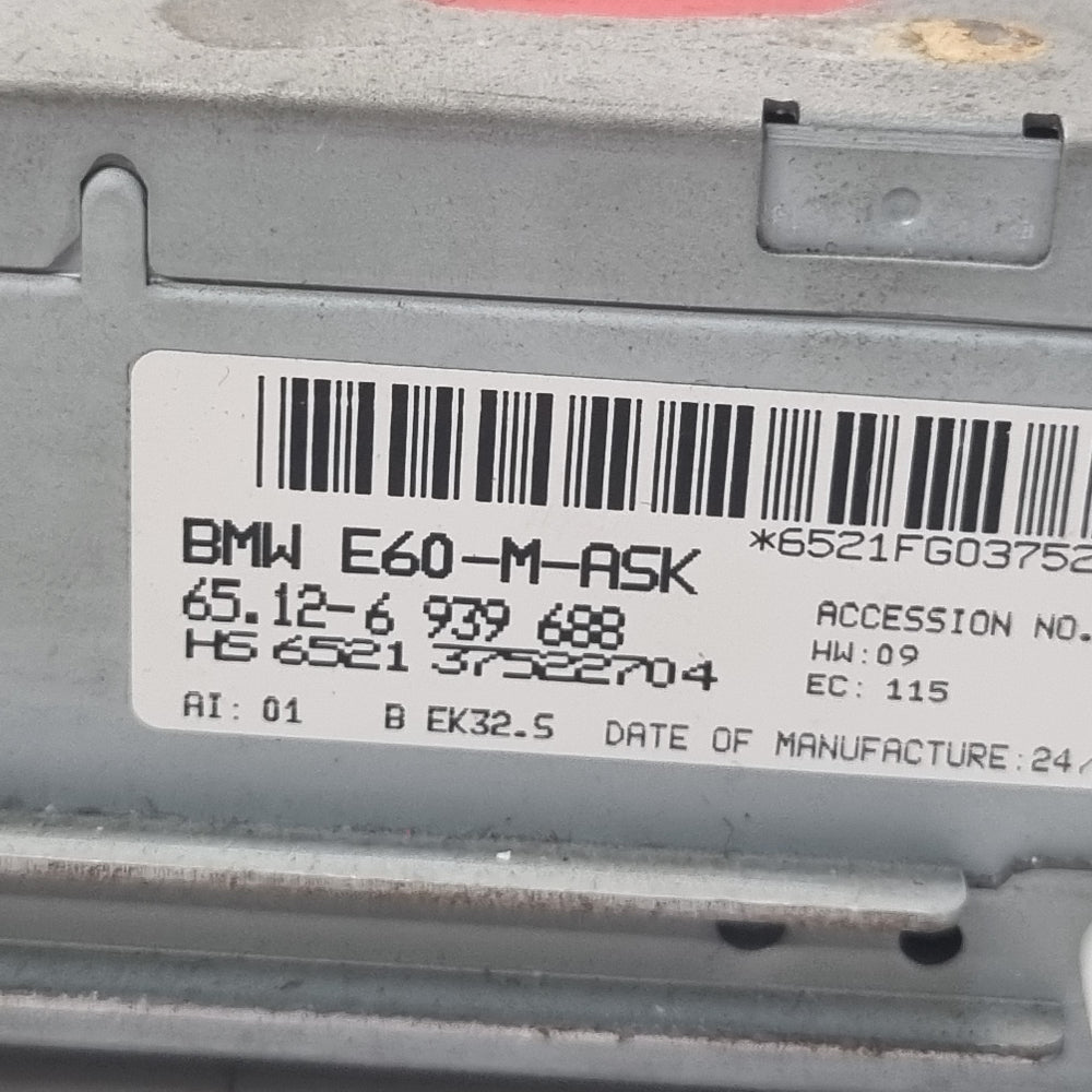 Autoradio CD BMW M-ASK – Réf. 6939688 – E60 E61 – Occasion Garantie 3 Mois