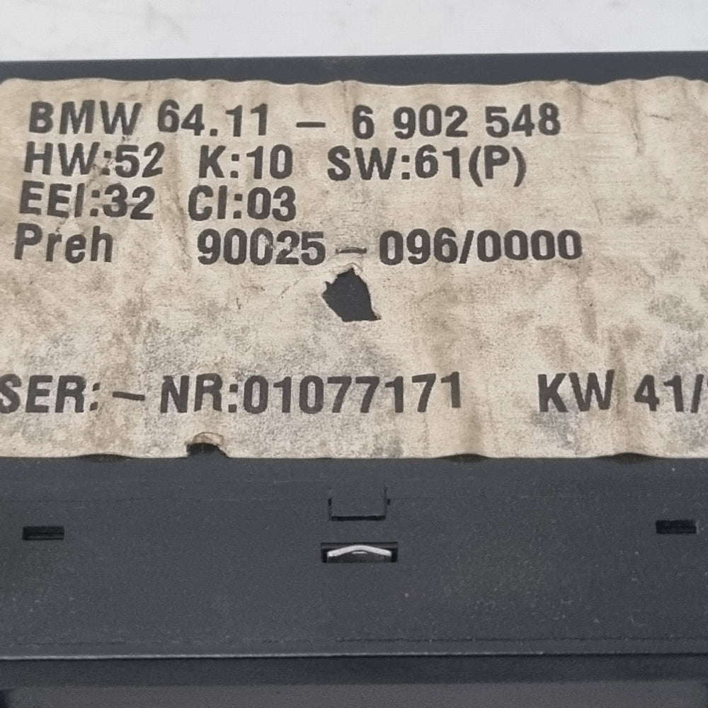Commande Chauffage / Climatisation Automatique BMW E39 – Réf. 6902548 – Occasion Garantie 3 Mois