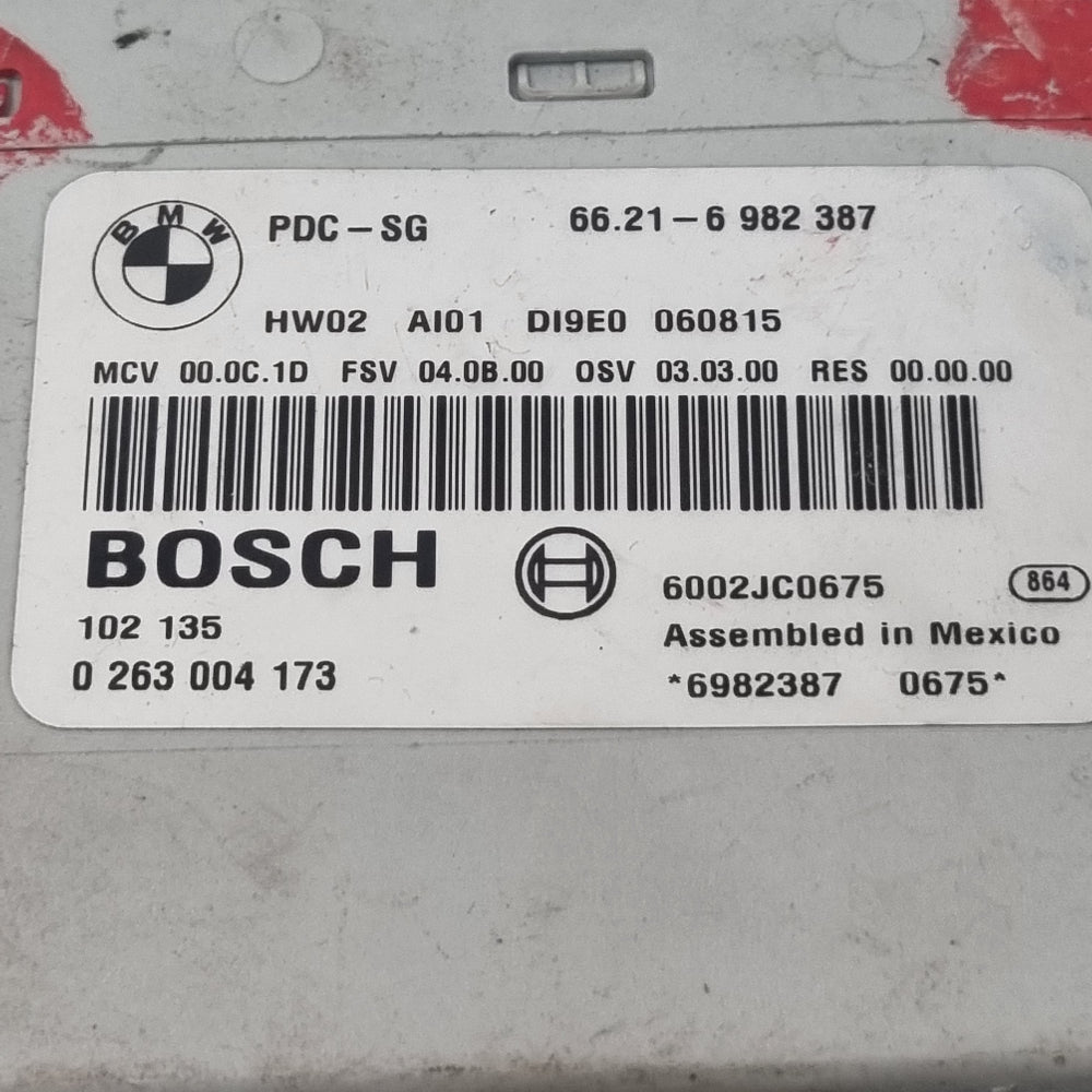 BMW E81 E87 E90 E91 PDC Control Unit – Ref. 6982387 – Parking Aid – Used, 3-Month Warranty