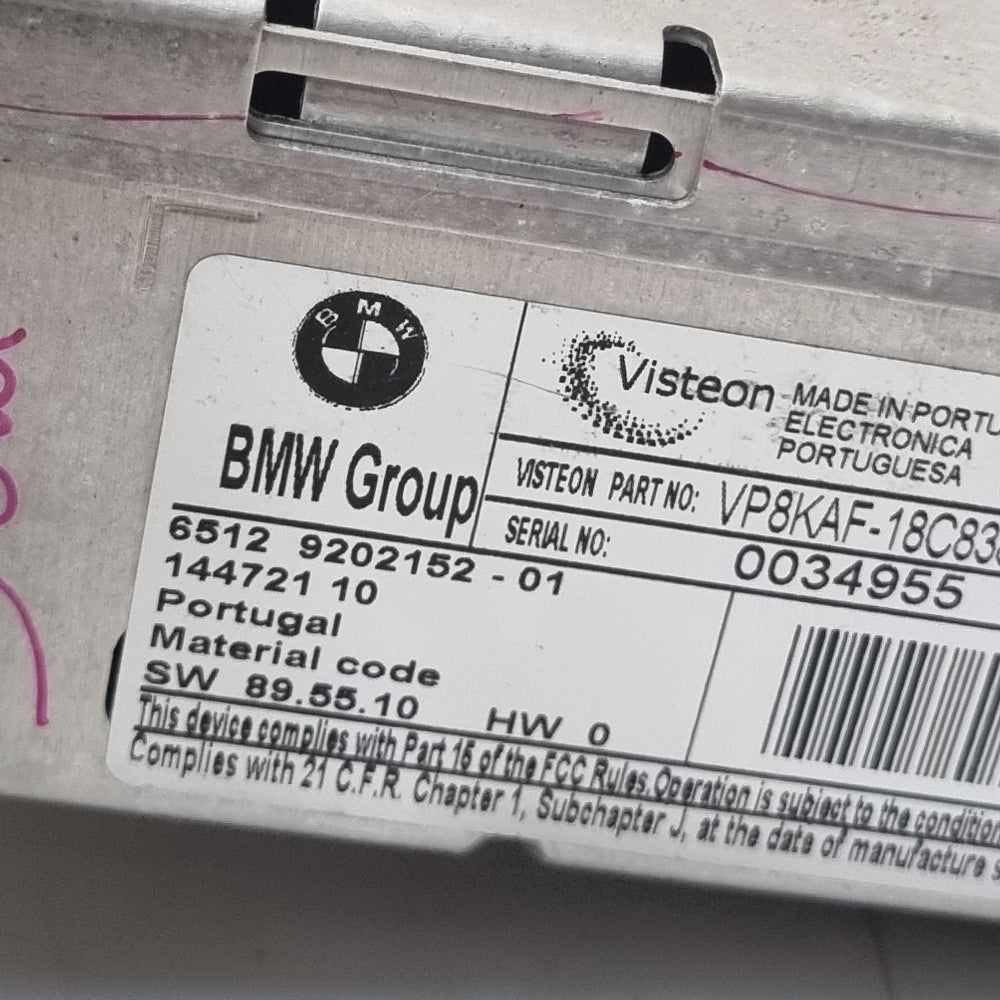 Autoradio CD Business BMW – Réf. 9202152 – E81 E87 E90 E91 – Occasion Garantie 3 Mois