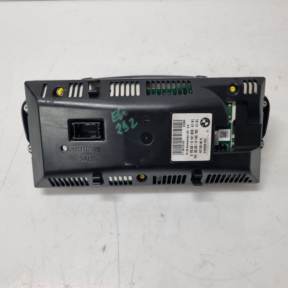 Ecran GPS BMW E60 E61 – Ref. 9141809 – Affichage iDrive – Occasion Garantie 3 Mois