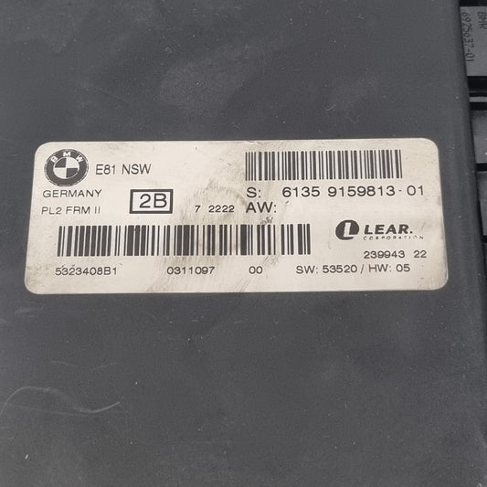 BMW FRM LEAR Casing E81 E87 E90 E91 – Ref. 9159813 – LCM Lighting Module – Used 3-Month Warranty