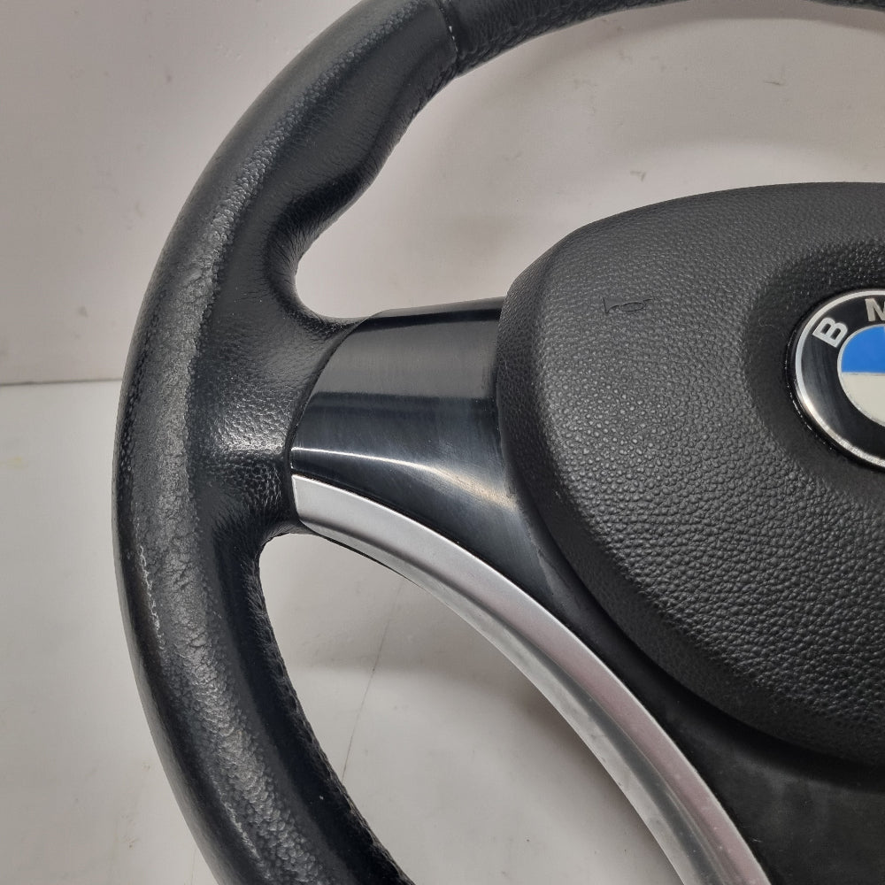 Volant Sport Cuir Noir 3 Branches BMW E81 E87 E90 E91 – Occasion Garantie 3 Mois