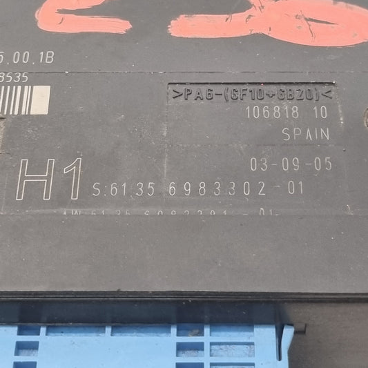 Module JBE / Boîtier Confort BMW E8X E9X – Ref. 6983302 – Junction Box d'Origine – Occasion Garantie 3 Mois
