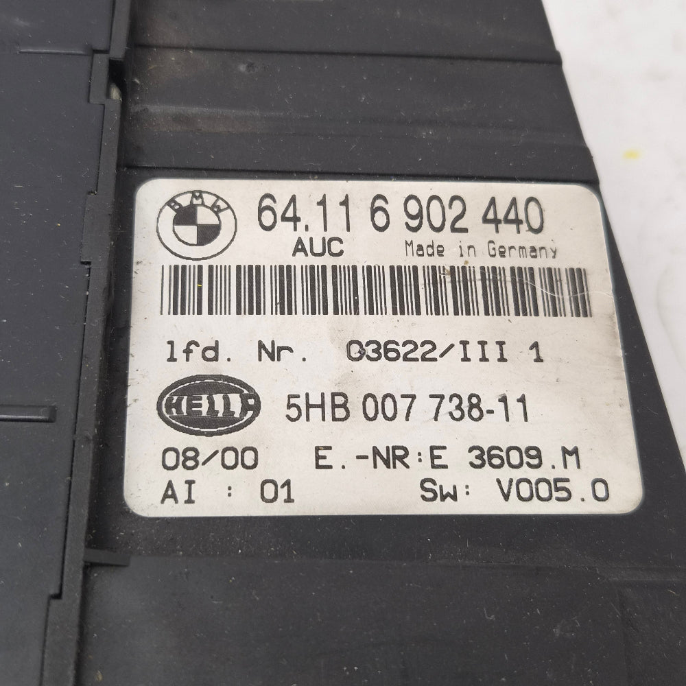 Commande Chauffage Climatisation BMW E46 – Ref. 6902440 – Occasion Garantie 3 Mois