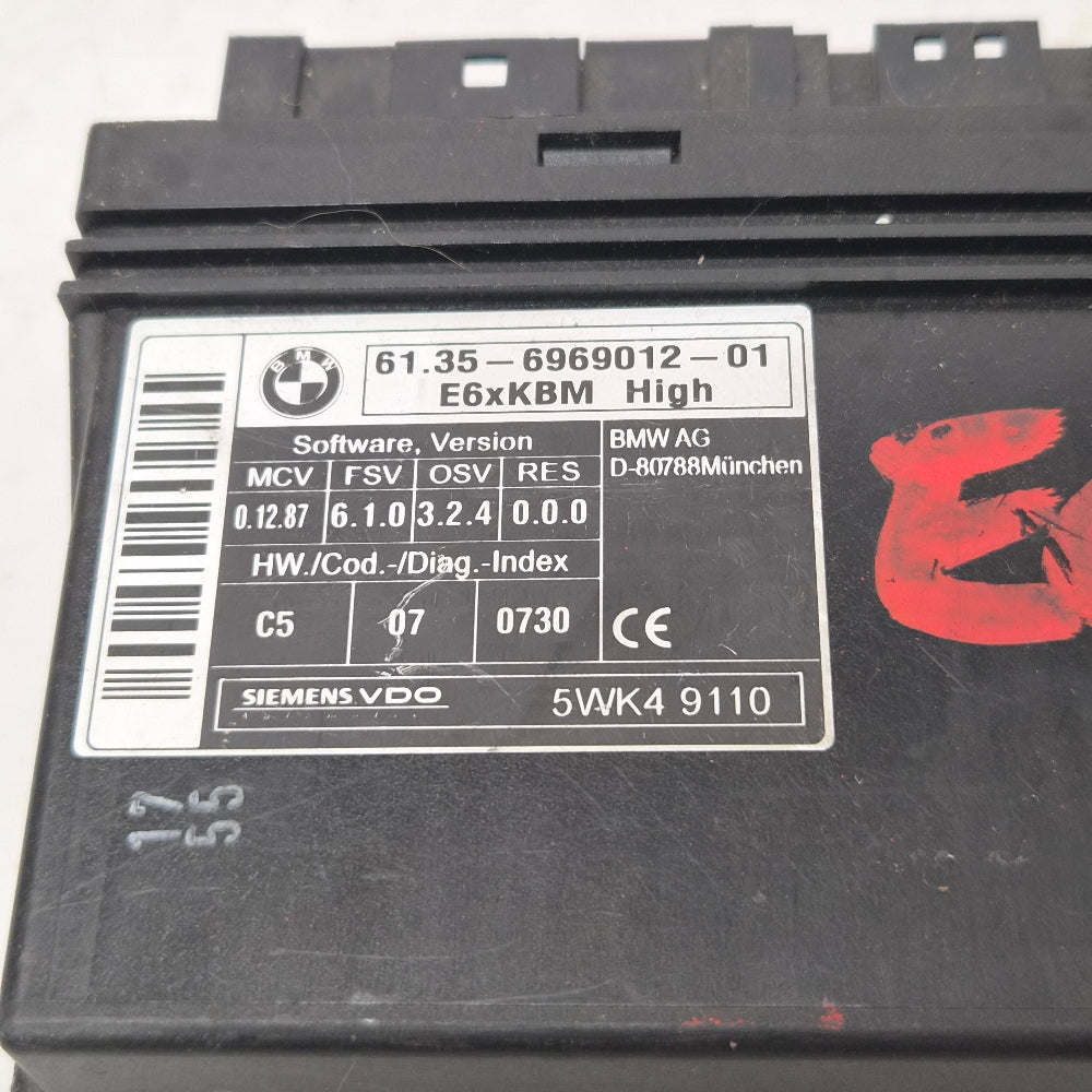 Module KBM / Boîtier Confort BMW E60 E61 – Ref. 6969012 – Occasion Garantie 3 Mois