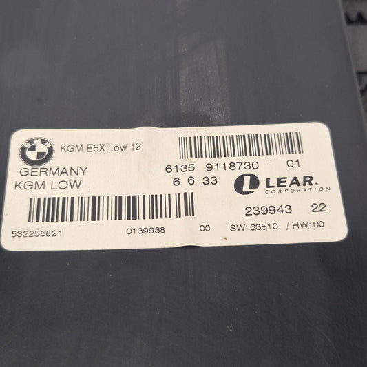 Module KGM / Boîtier Confort BMW E60 E61 E63 E64 – Ref. 9118730 – KGM LOW – Occasion Garantie 3 Mois